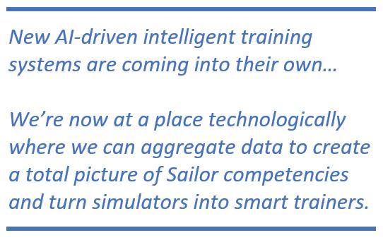 Pull-quote about turning simulators into smart trainers