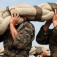 Navy Sailors performing physical training