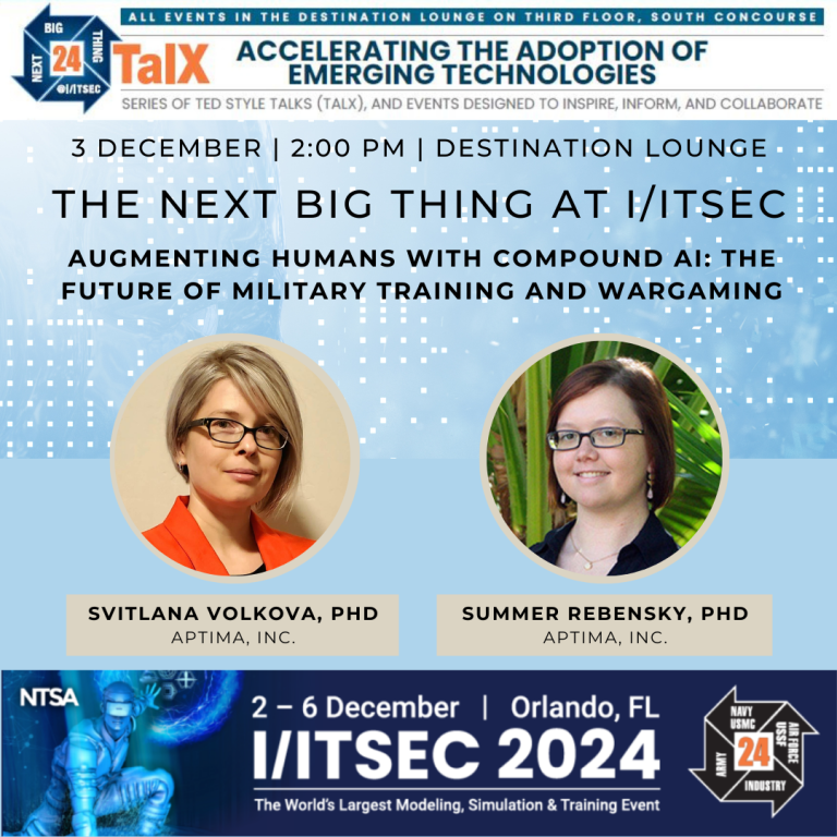 Svitlana Volkova & Summer Rebensky at IITSEC 2024 Flyer