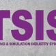 TSIS Logo applied on dark blue band